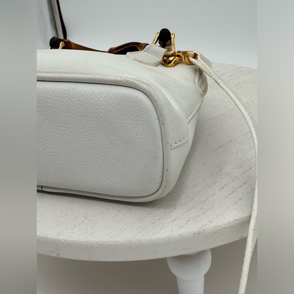 GUCCI Bamboo Mini Leather 2-Way Handbag with Full Inclusion and COA - Picture 7 of 17